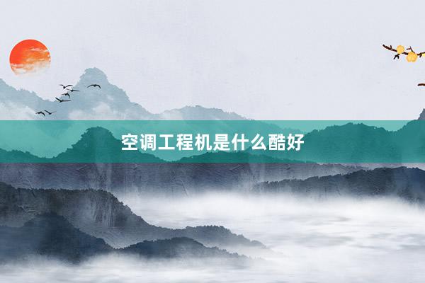 空调工程机是什么酷好
